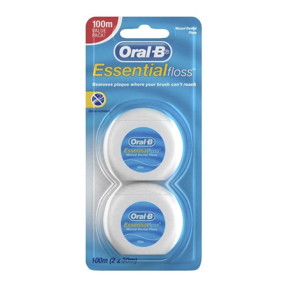 Chỉ Nha Khoa Oral-B Essential Floss (Vỉ 2 Hộp x 50m)