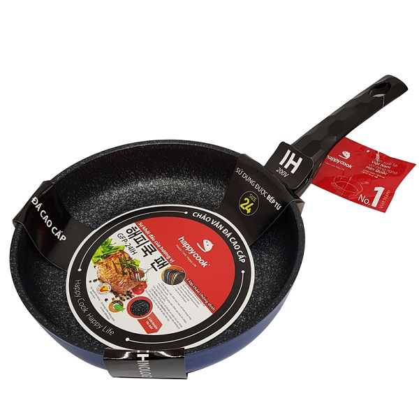 Chảo Vân Đá Bếp Từ 24cm Happy Cook Grand GFP-24IH