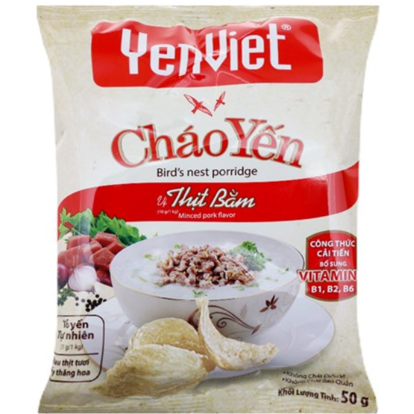 Cháo Yến Thịt Bằm YenViet (50g)