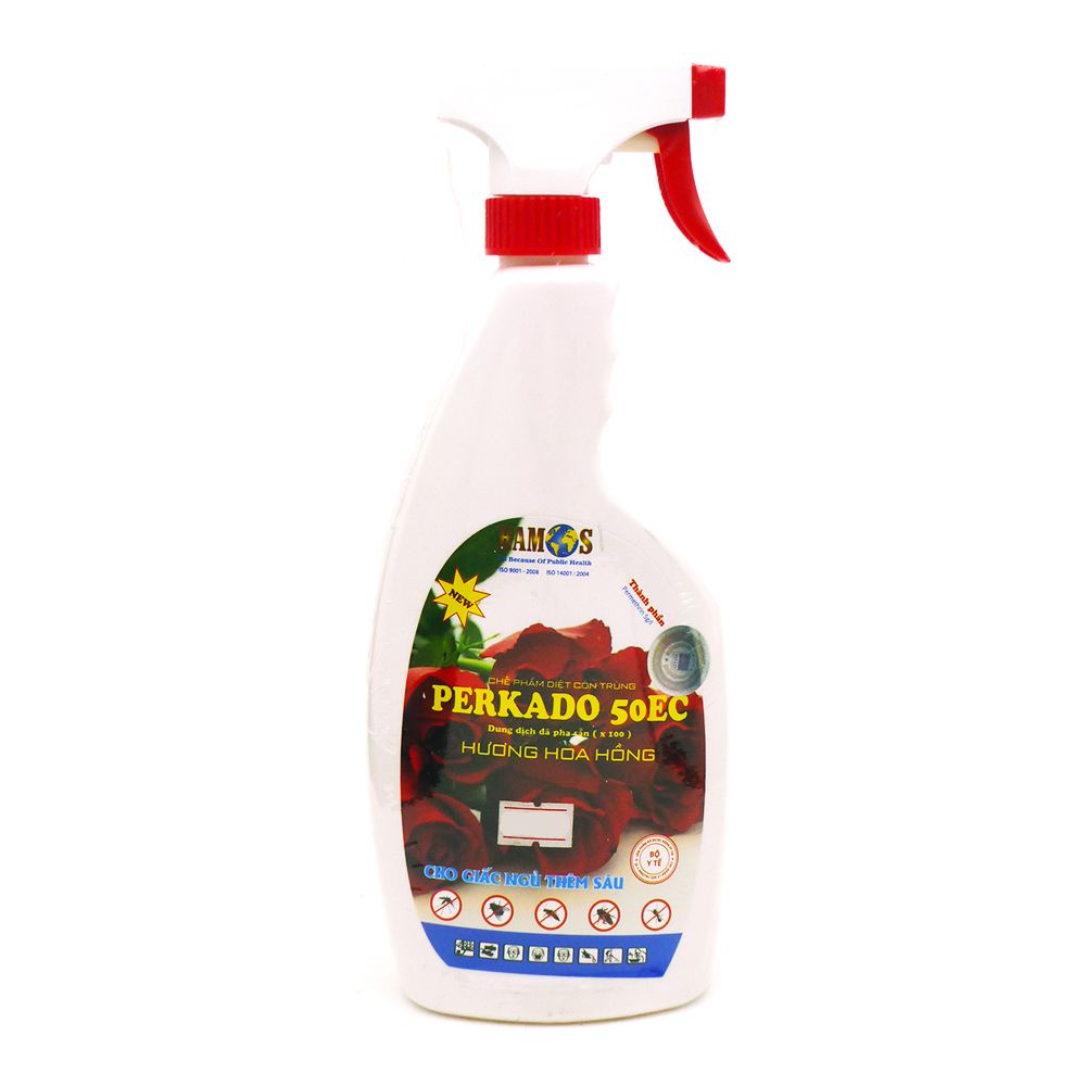 Chế Phẩm Diệt Côn Trùng Hamos Perkado 50 Ec Hương Hoa Hồng