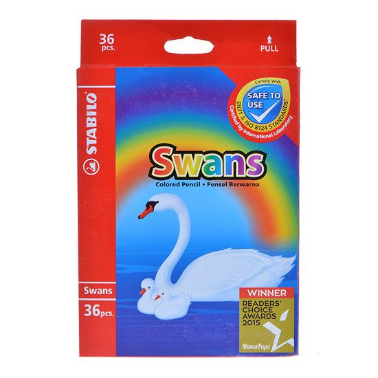 Chì Màu Swans 36 Màu - Hộp (CLP1868-36)(N)