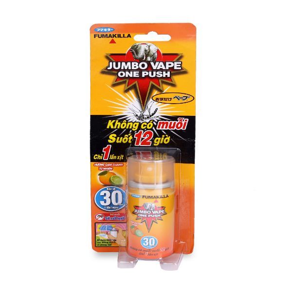 Bình Xịt Muỗi Hương Cam Chanh Jumbo Vape (10ml)