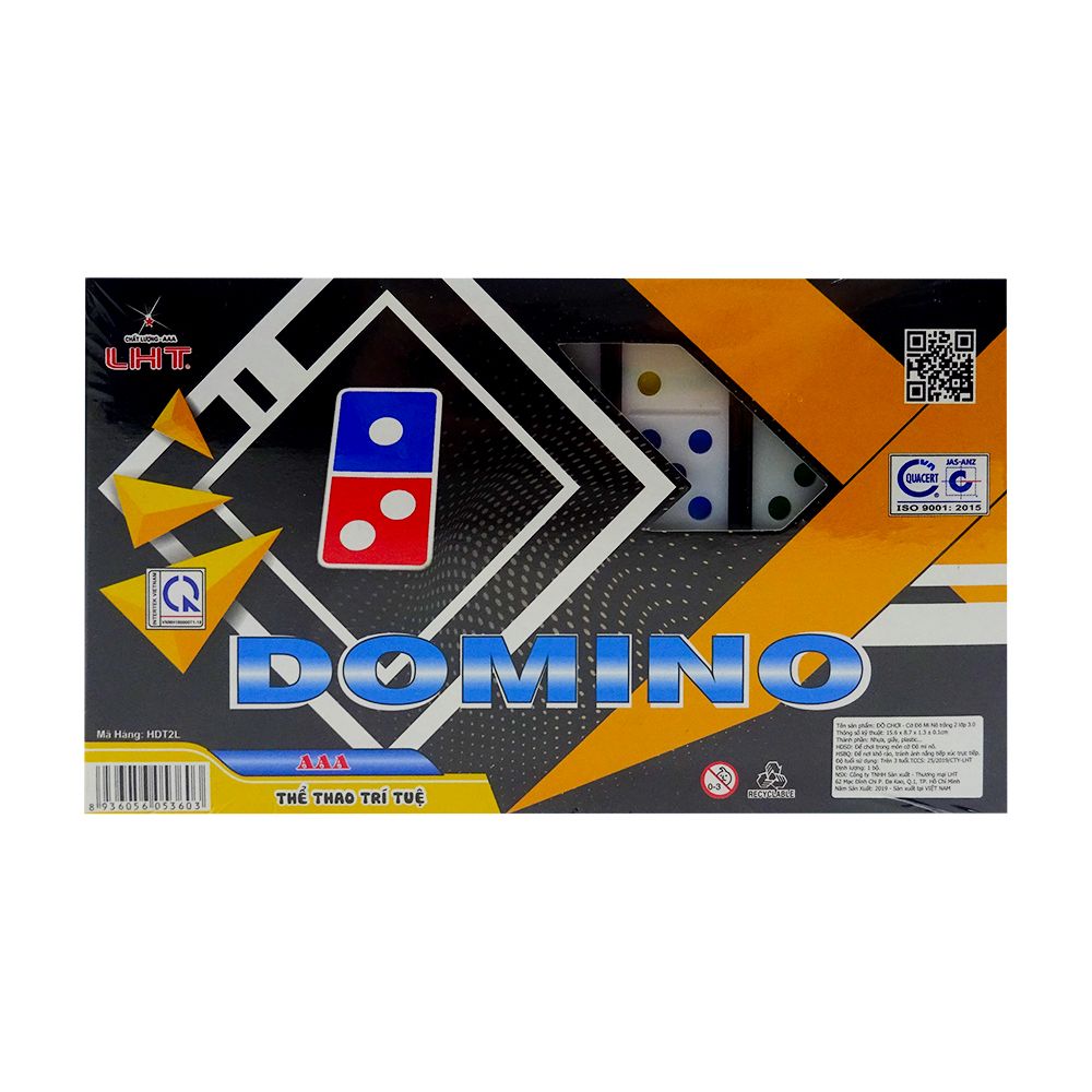 Cờ Domino Trắng 2 Lớp
