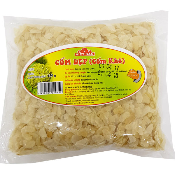 Cốm Dẹp (Cốm Khô) Việt San (150g)