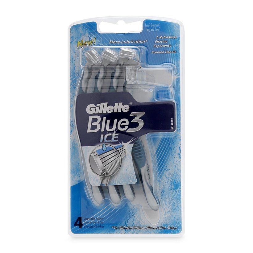 Combo 4 Dao Cạo Râu Gillette Blue 3 Ice