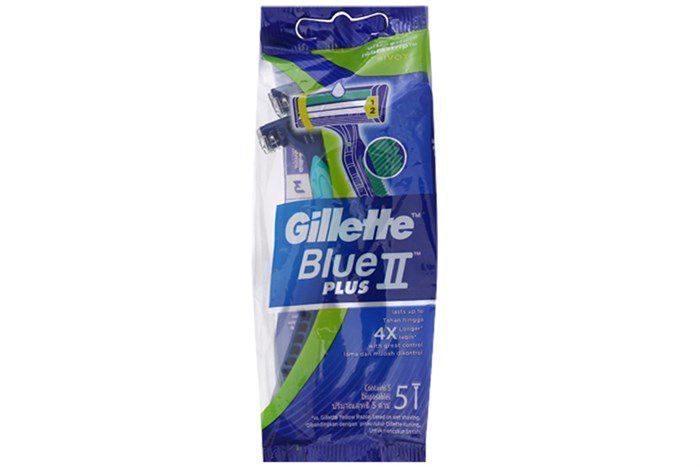 Combo 5 Dao Cạo Râu Gillette Blue II Plus