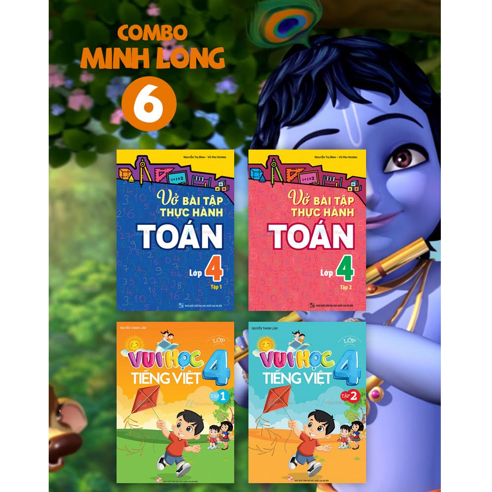 Combo Bài Tập Thực Hành Toán Và Vui Học Tiếng Việt 4