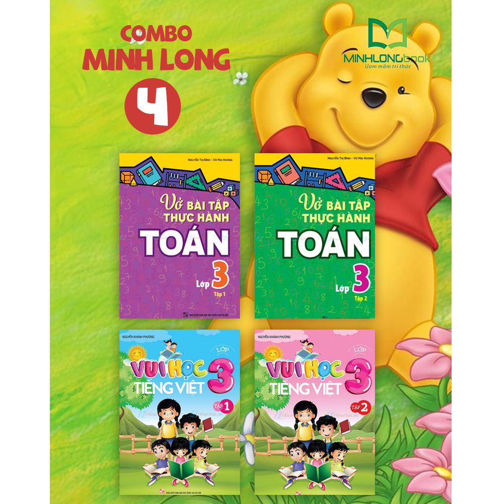 Combo Thực Hành Toán Và Tiếng Việt 3 ( Bộ 4 Cuốn )