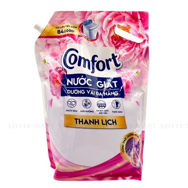 Nước Giặt Comfort Dưỡng Vải Thanh Lịch túi 3.1kg