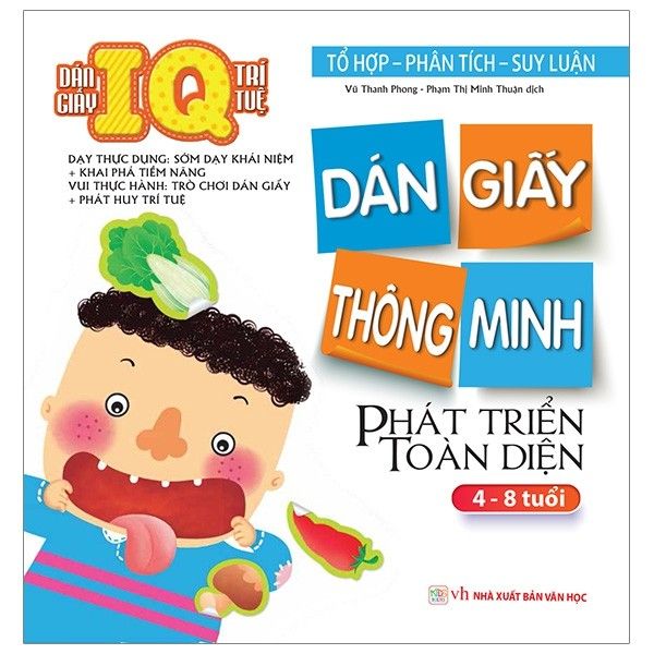 Dán Giấy IQ Trí Tuệ : Tổ Hợp - Phân Tích - Suy Luận (Tập 10)