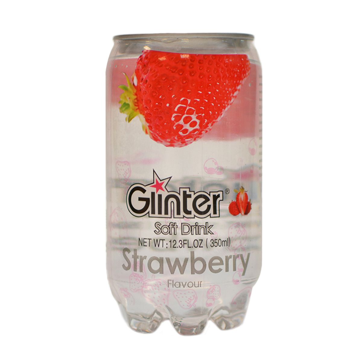 Nước Giải Khát Glinter Hương Vị Dâu Tây (350ml/Lon)