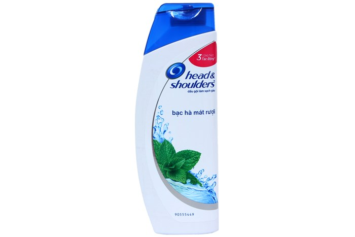 Dầu Gội Head & Shoulder Sạch Gàu Bạc Hà Mát Rượi Chai 366g (350ml)