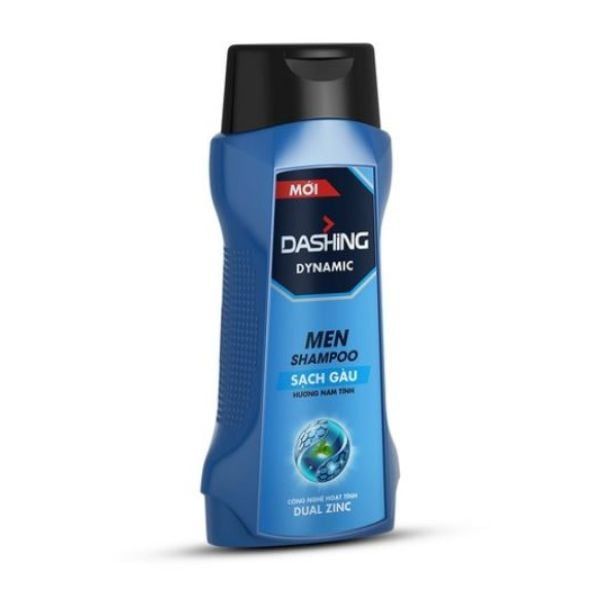 Dầu Gội Dashing Dynamic Sạch Gàu Hương Nam Tính (Chai 180g)