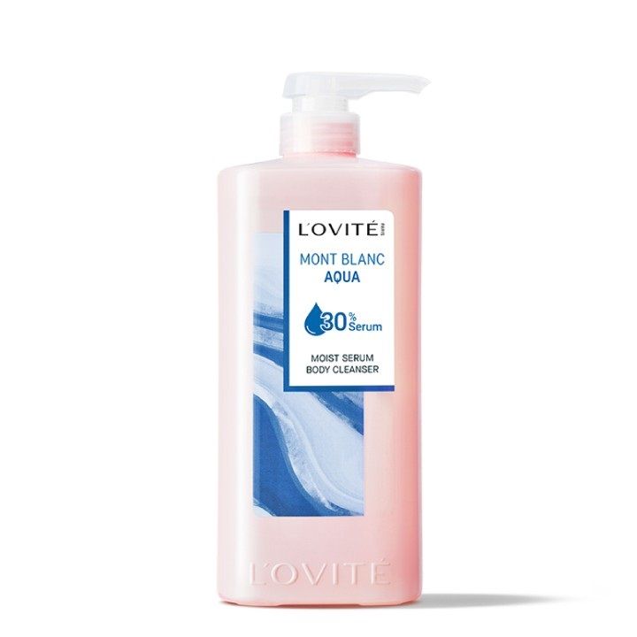 Sữa Tắm Serum L'ovite Dưỡng Ẩm - Mont Blanc Aqua - 700ml