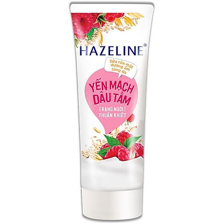 Hazeline sữa rửa mặt yến mạch&dâu tằm 100g