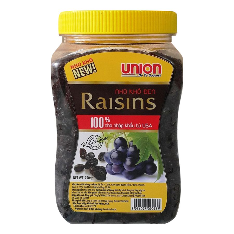 Nho khô đen Raisins 700gr