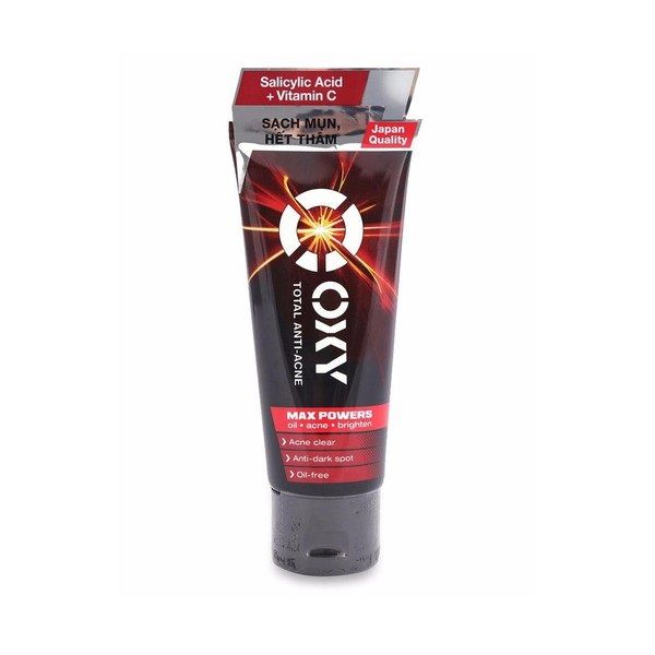 Kem Rửa Mặt OXY Total Anti Acne Sạch Mụn Hết Thâm 100g