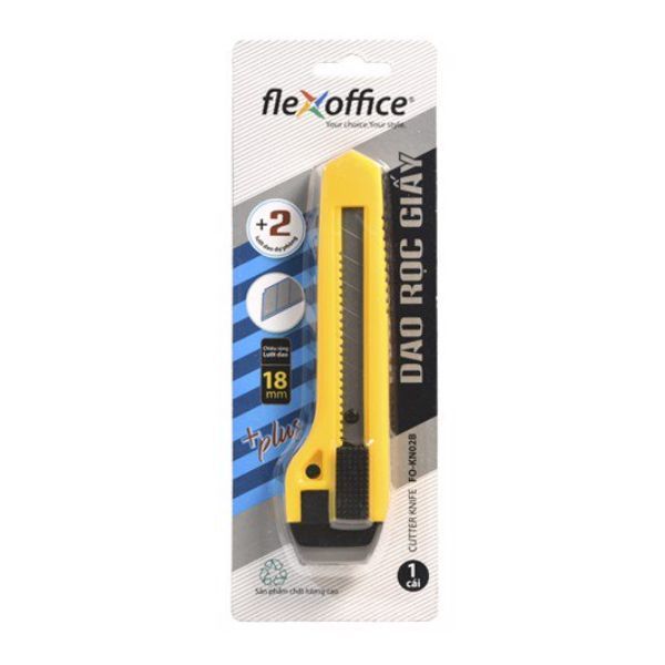 Dao Rọc Giấy Flexoffice FO-KN02B