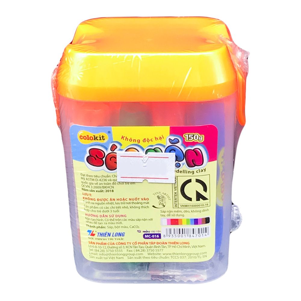 Đất Nặn Thiên Long Colokit 12 Màu MC-016