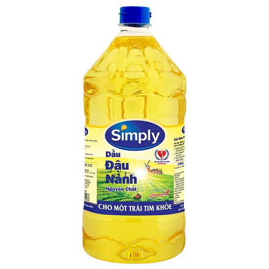 Dầu Đậu Nành Nguyên Chất Simply 2L