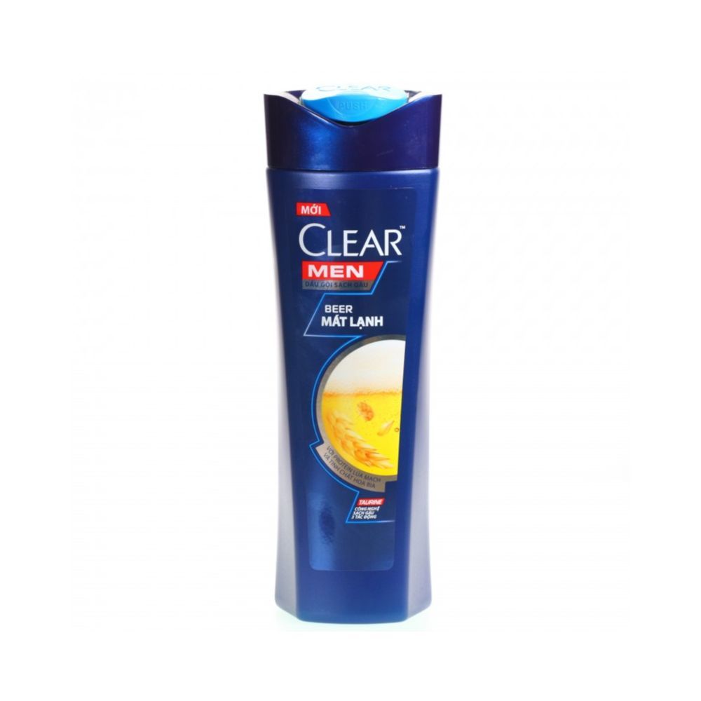 Dầu Gội Clear Men Beer Mát Lạnh Chai 370g