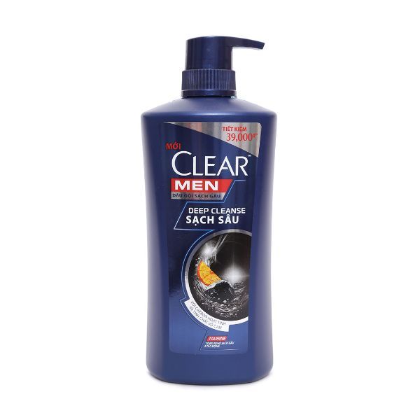Dầu Gội Clear Men Deep Cleanse Sạch Sâu (650g)