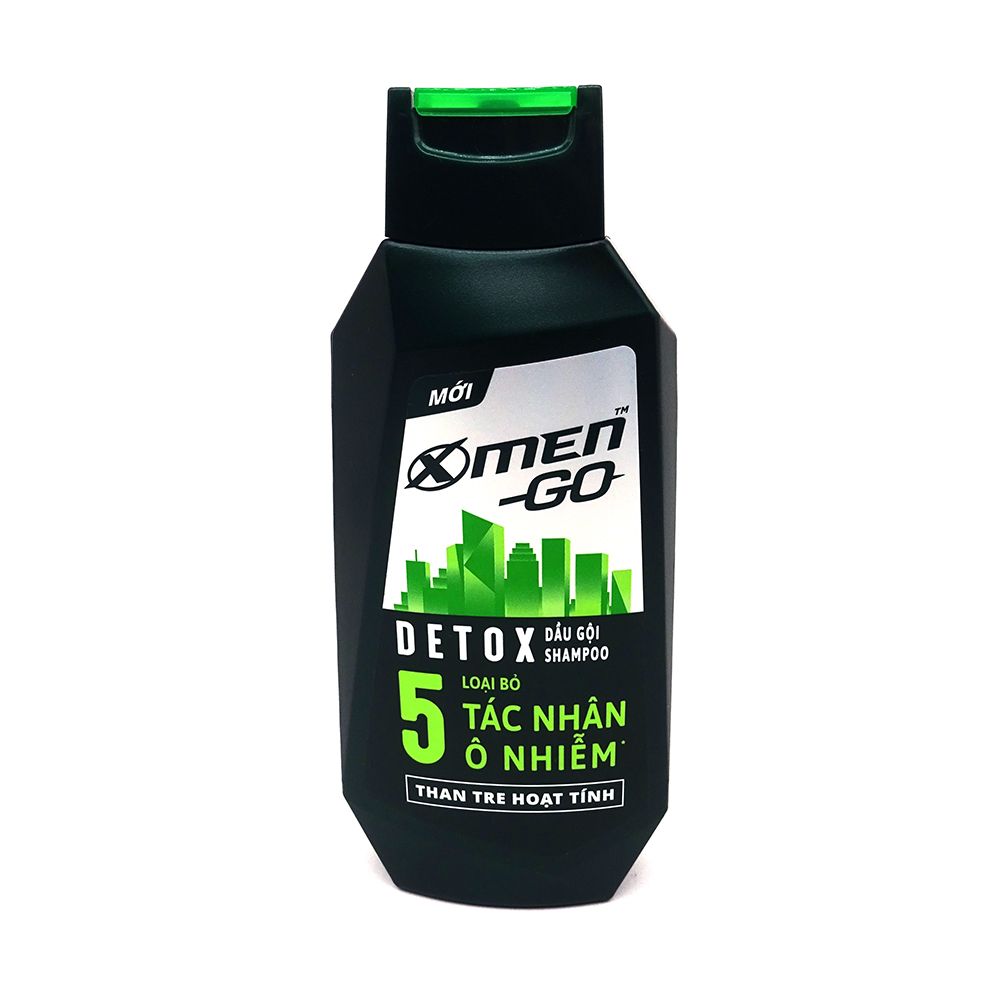 Dầu Gội Xmen Go Detox Than Tre Hoạt Tính (370g)