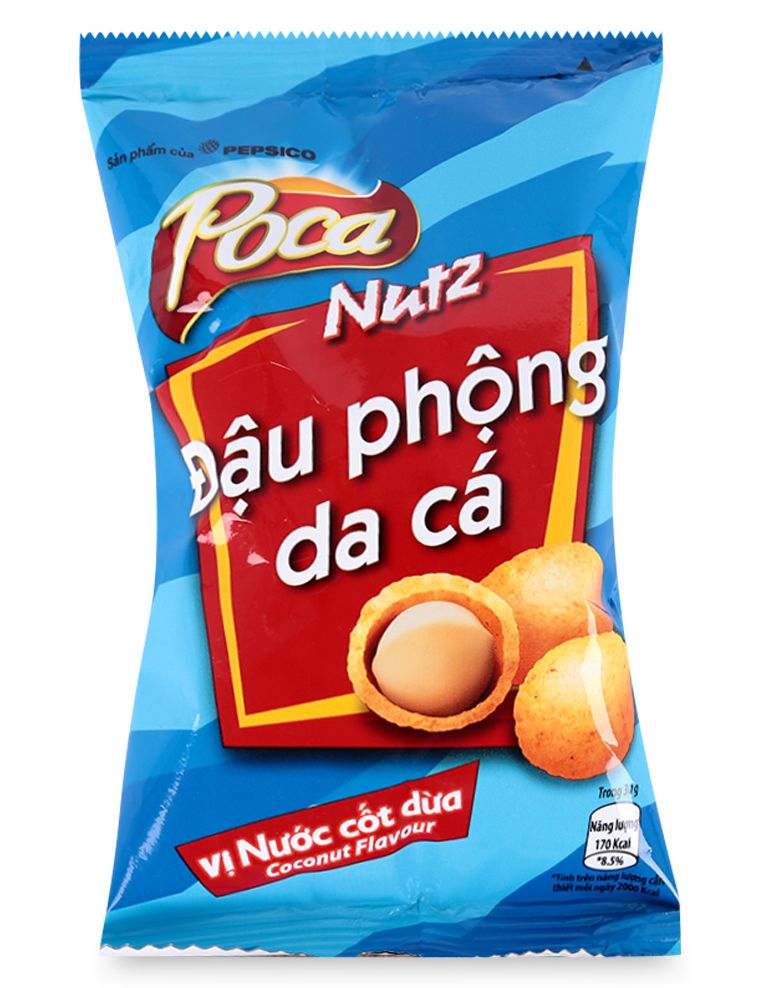 Đậu Phộng Da Cá Poca Vị Nước Cốt Dừa (42g)