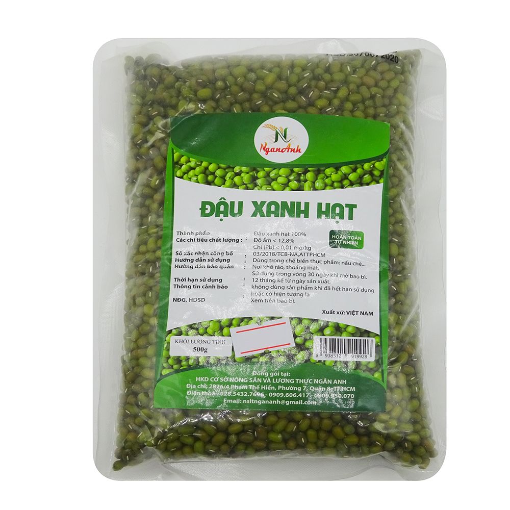 Đậu Xanh Hạt Ngân Anh (500g)
