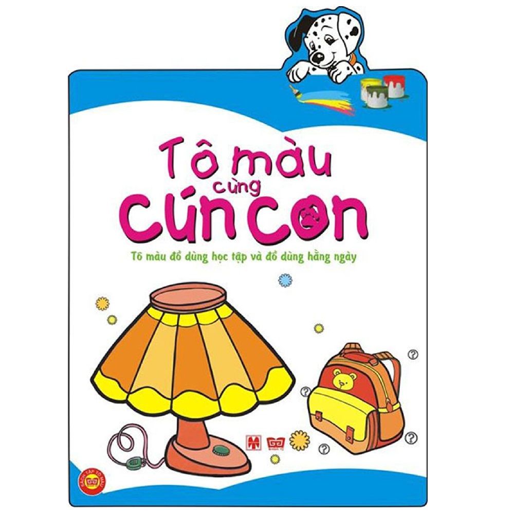 Tô Màu Cùng Cún Con - Tô Màu Đồ Dùng Học Tập Và Đồ Dùng Hằng Ngày