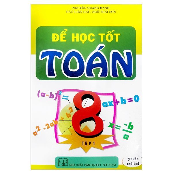 Để Học Tốt Toán Lớp 8 - Tập 1 (In Lần Thứ 3)