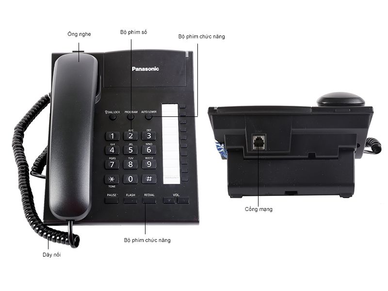 Điện Thoại Để Bàn Panasonic KX-TS820MX