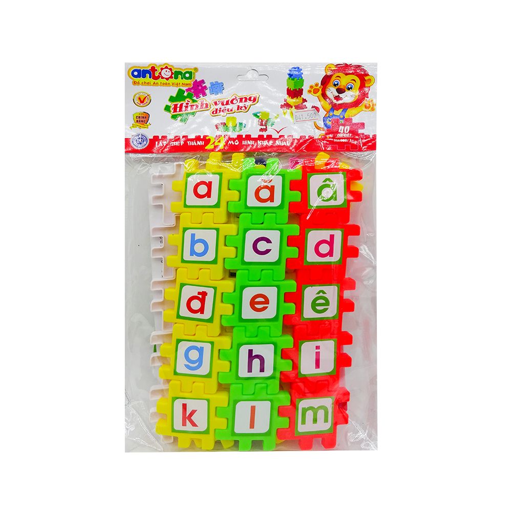 Đồ Chơi Antona Hình Vuông Diệu Kỳ 40 Chi Tiết