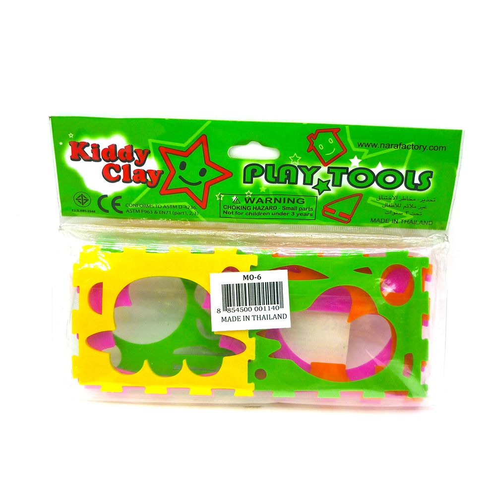 Đồ Chơi Khuôn Nặn 6 Món Kiddy Clay