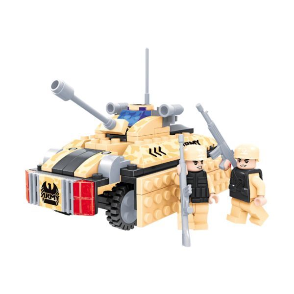 Đồ Chơi Lắp Ráp Ausini - Army - Hình Xe Quân Đội 22412 (138 Mảnh Ghép)