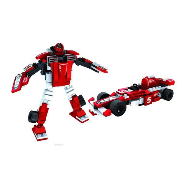 Đồ Chơi Lắp Ráp Ausini - Robot Biến Hình Xe F1 AUS-25423 (132 Miếng)