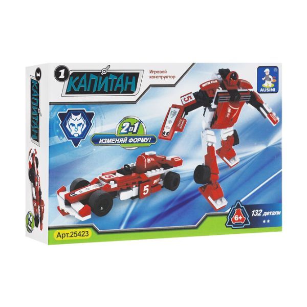 Đồ Chơi Lắp Ráp Ausini - Robot Biến Hình Xe F1 AUS-25423 (132 Miếng)