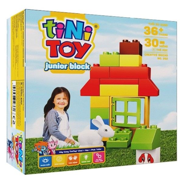 Đồ Chơi Lắp Ráp Junior Block Creative Bricks - 202