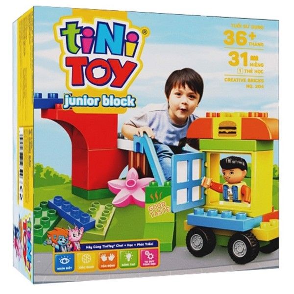 Đồ Chơi Lắp Ráp Junior Block Creative Bricks - 204