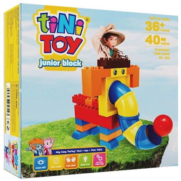 Đồ Chơi Lắp Ráp Junior Block Elephant TubeGame - 320