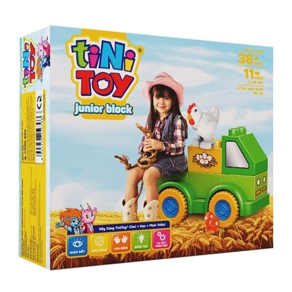 Đồ Chơi Lắp Ráp Junior Block Little Hen Truck - 101