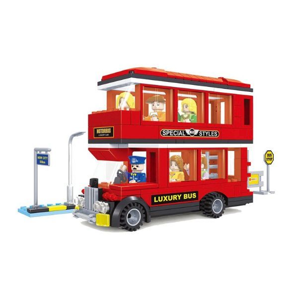Đồ Chơi Trẻ Em - Bộ Lắp Ráp Thành Phố Tương Lai Ausini 25605