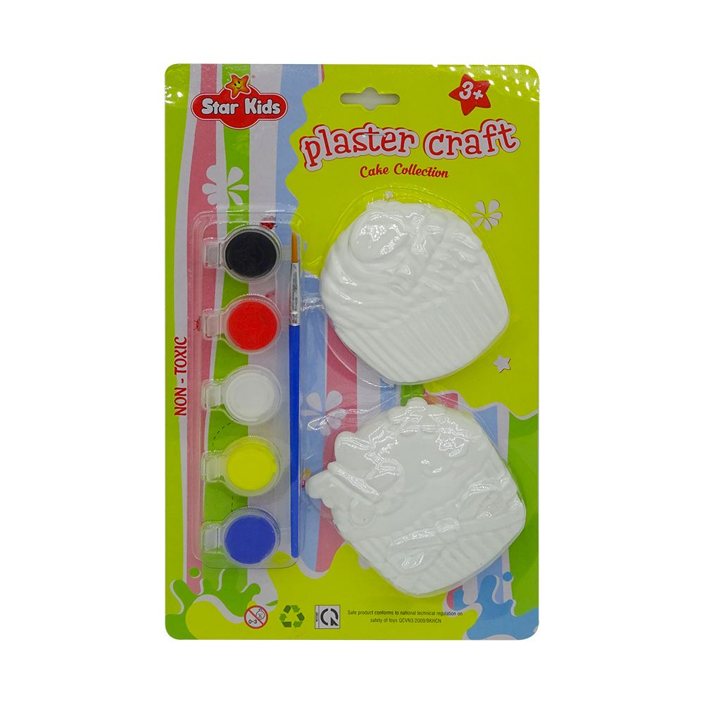 Đồ Chơi Trẻ Em - Bộ Tô Tượng Thạch Cao Bánh Ngọt K-123