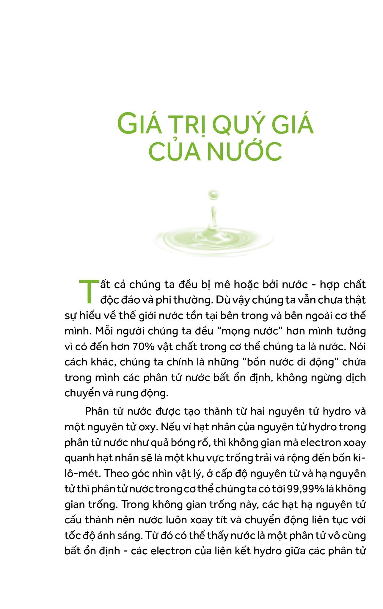 Bí Ẩn Của Nước