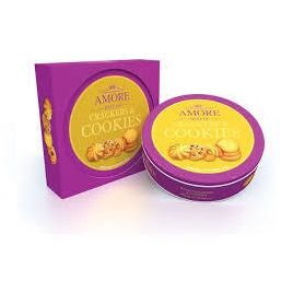 ( Quà Tết 2021 ) Bánh Crackers & Cookies - Amore - Hải Hà - 400g