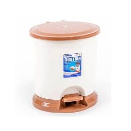 Thùng rác oval trung đủ màu