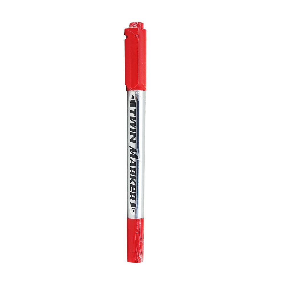 Bút Lông Dầu 2 Đầu PO-TM101R Đỏ