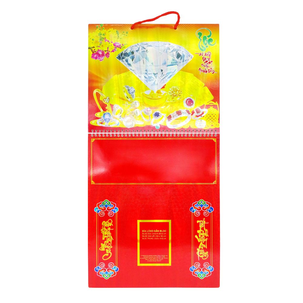 Lịch Lò Xo Giữa Gắn Bloc - Tân Sửu 2021