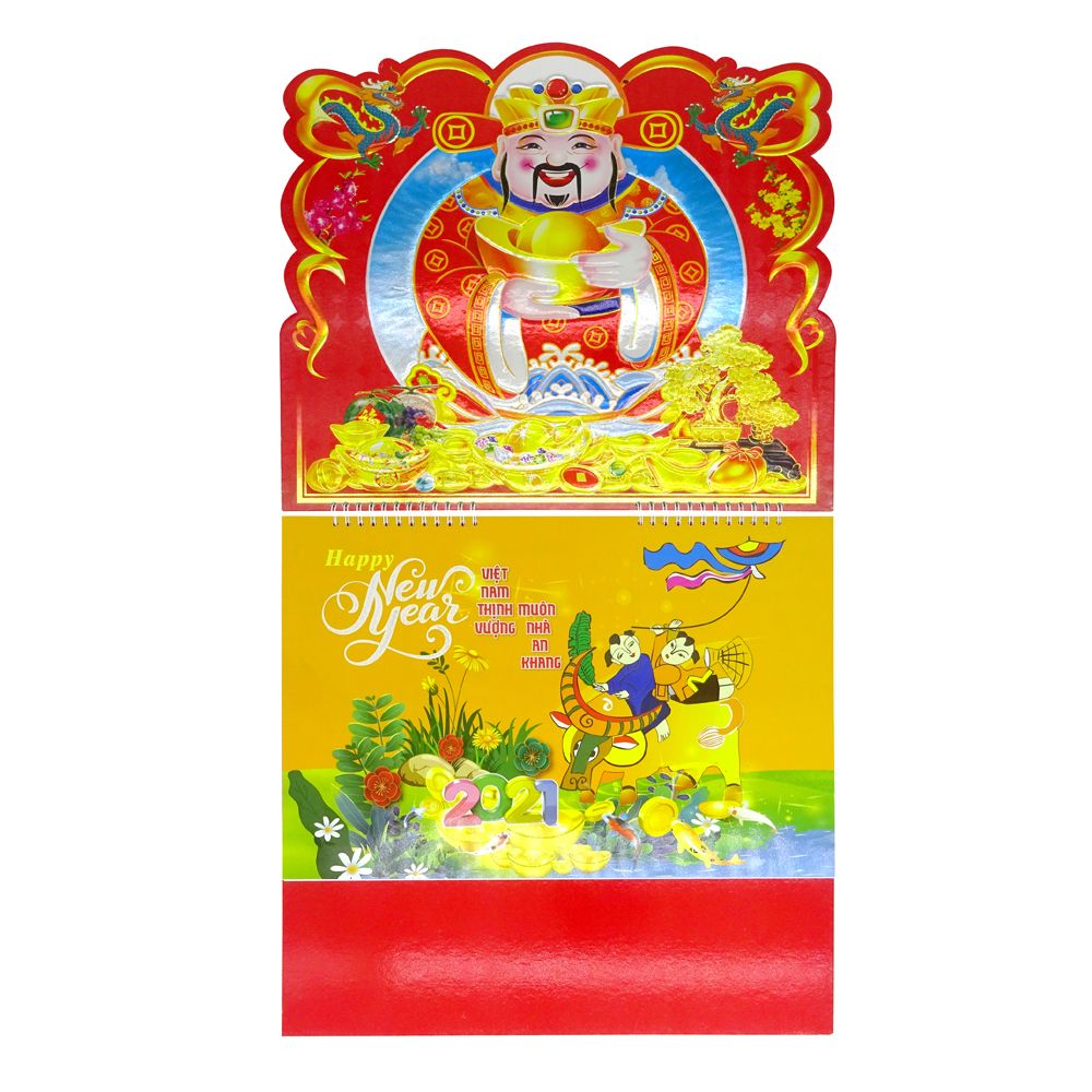 Lịch Lò Xo Giữa Bộ Số - Tân Sửu 2021