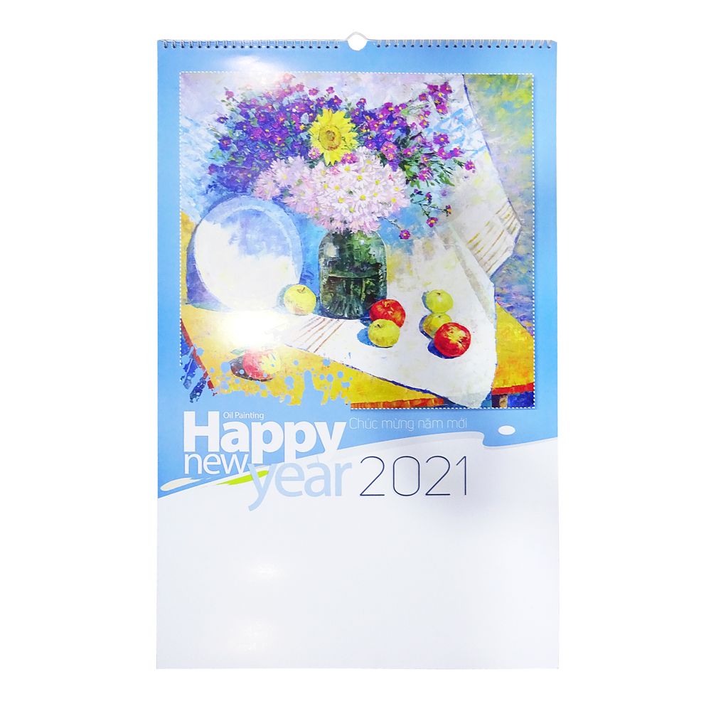 Lịch Lò Xo 7 Tờ Các Loại - Tân Sủu 2021